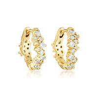 SOMETHING BLUE COVEY HOOPS | GOLD