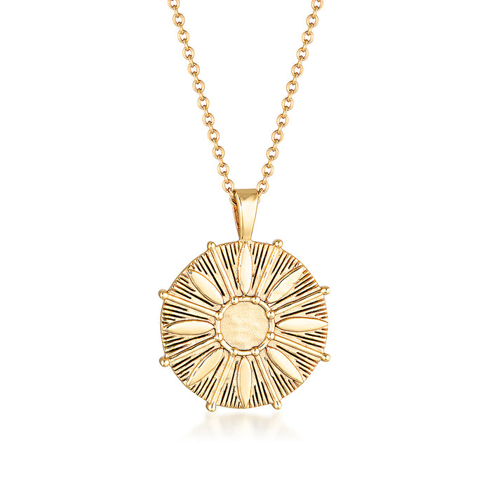 FREESTONE SUN NECKLACE | GOLD