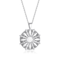 FREESTONE SUN NECKLACE | SILVER