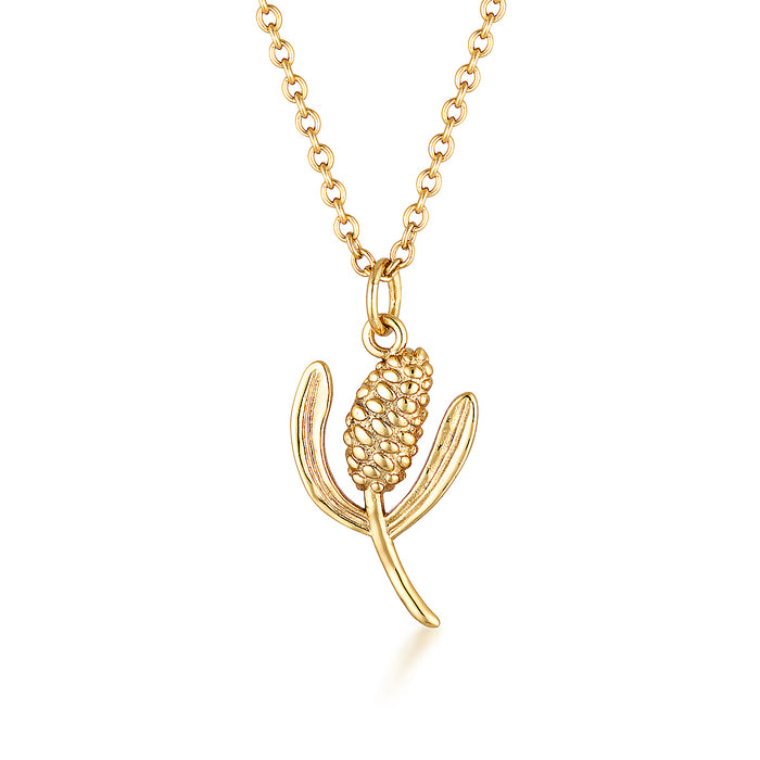 FREESTONE BANKSIA NECKLACE | GOLD