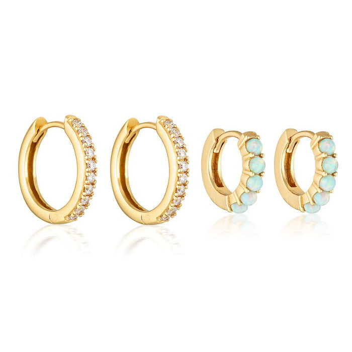 HANA & AURA EARRING BUNDLE | GOLD