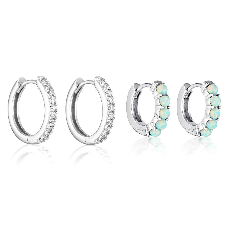 HANA & AURA EARRING BUNDLE | SILVER