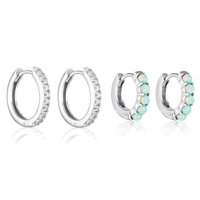 HANA & AURA EARRING BUNDLE | SILVER