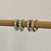 AURA & LINA HUGGIE BUNDLE | SILVER