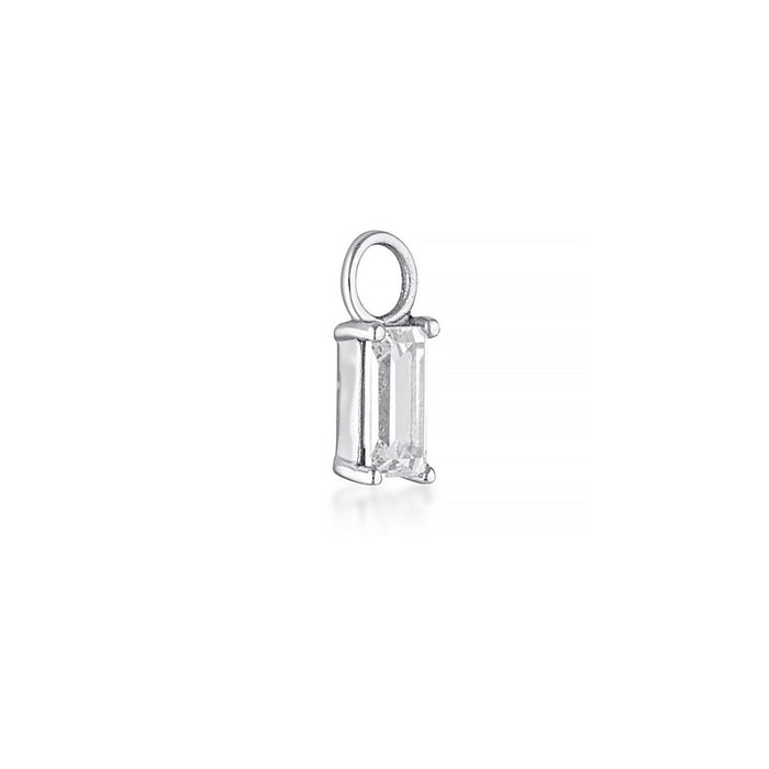 SINGLE BAGUETTE CHARM | SILVER