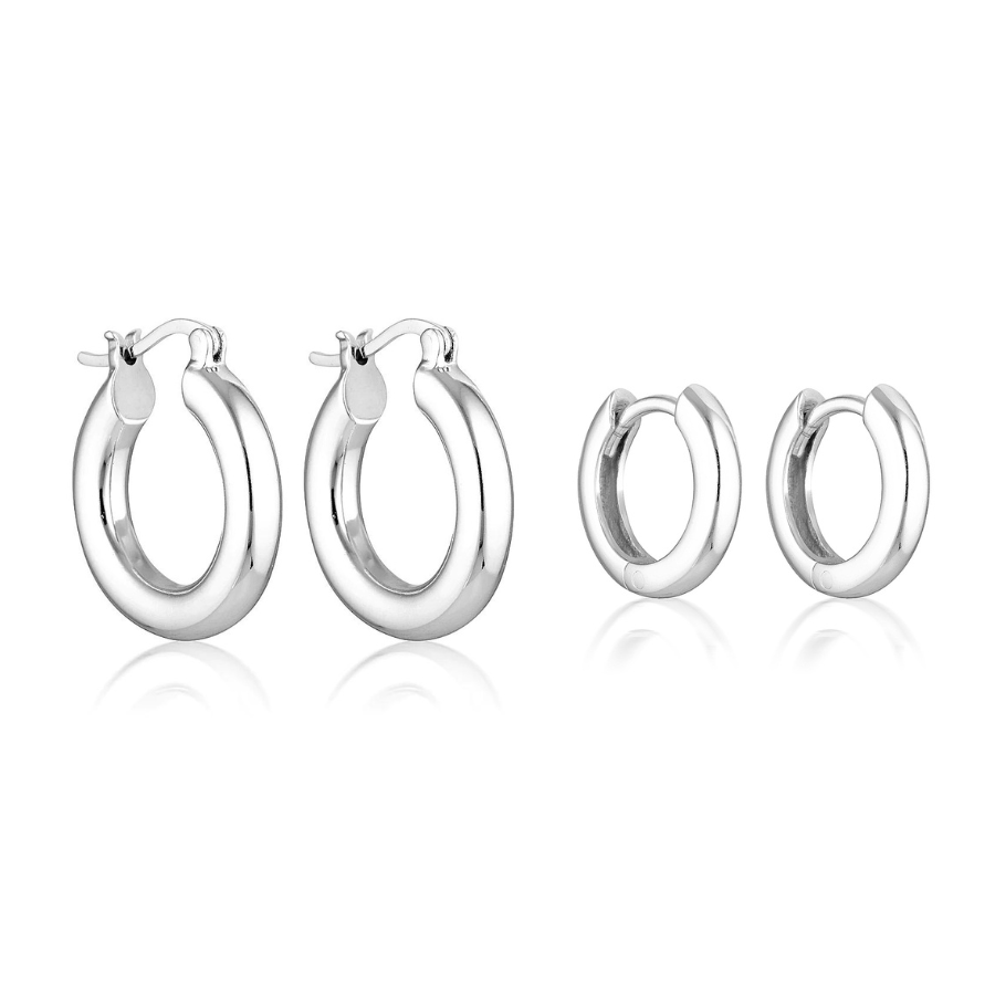 BETTY & BARE EARRING BUNDLE | SILVER