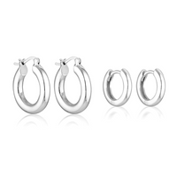 BETTY & BARE EARRING BUNDLE | SILVER