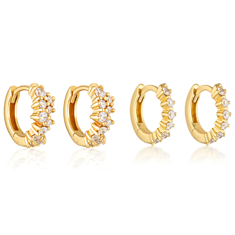 COVEY & TESA HUGGIE BUNDLE | GOLD
