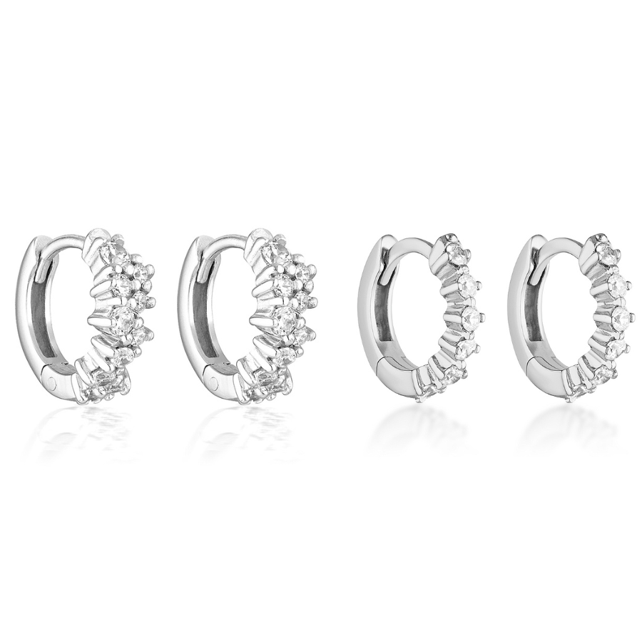COVEY & TESA HUGGIE BUNDLE | SILVER