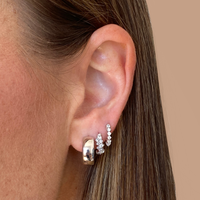 DESIRE EARRING SET | SILVER