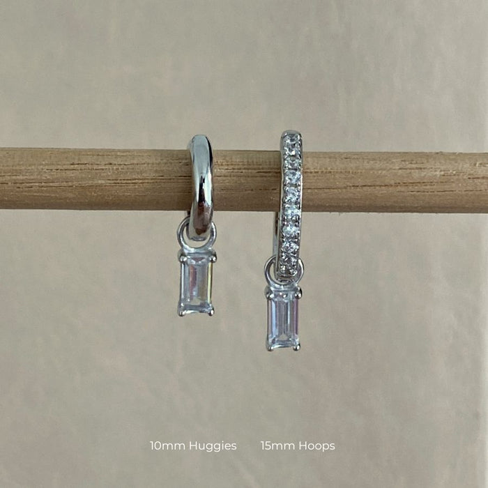 BAGUETTE CHARM | SILVER