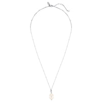 CELINE PEARL NECKLACE | SILVER