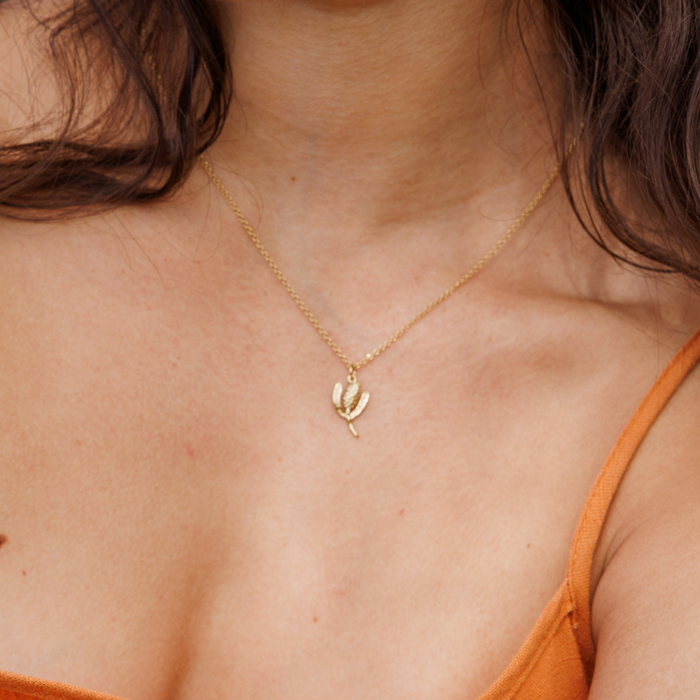 FREESTONE BANKSIA NECKLACE | GOLD