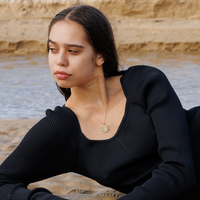FREESTONE SUN NECKLACE | GOLD