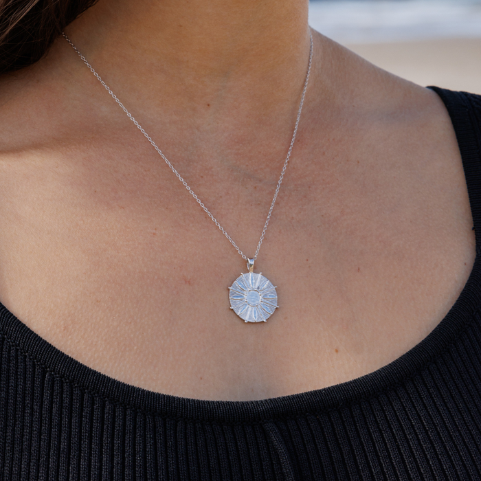 FREESTONE SUN NECKLACE | SILVER