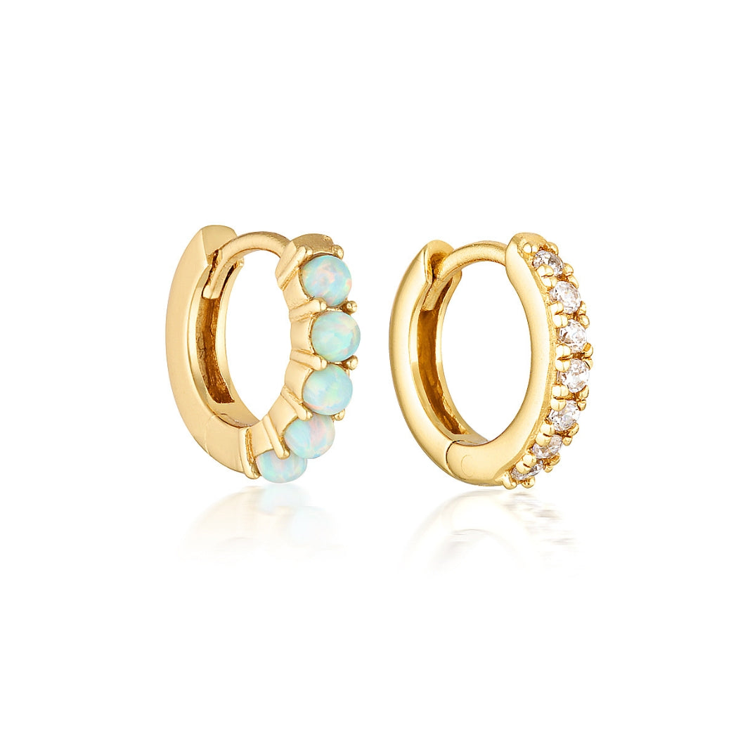 AURA & LINA HUGGIE BUNDLE | GOLD