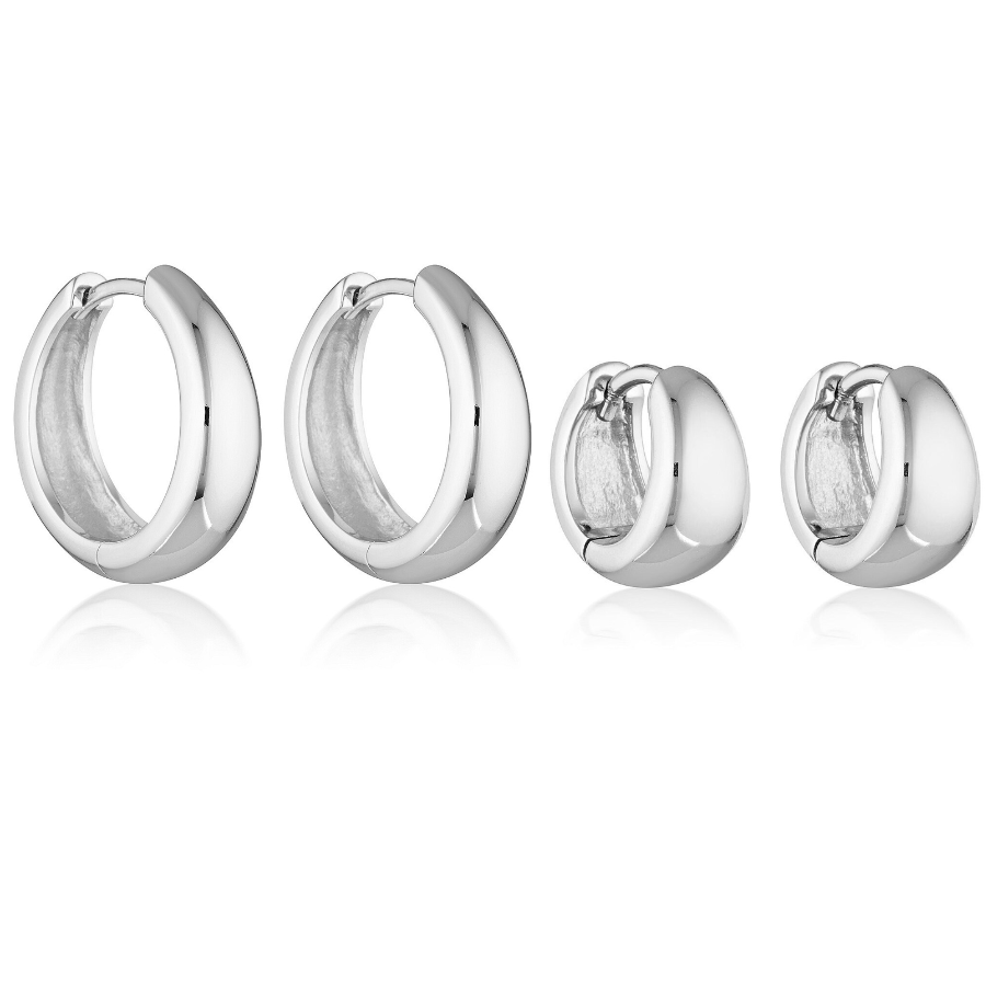 TULLY EARRING BUNDLE | SILVER