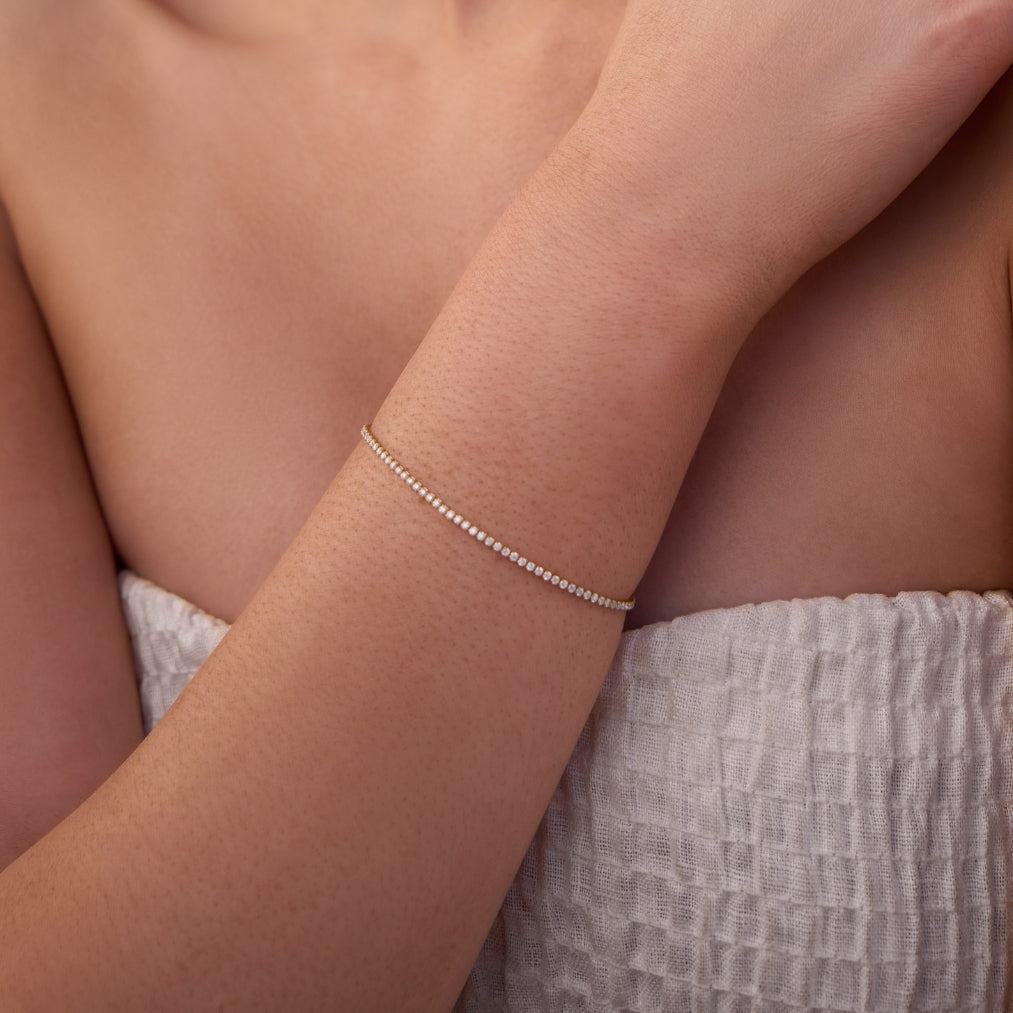 CLASSIC TENNIS BRACELET | GOLD