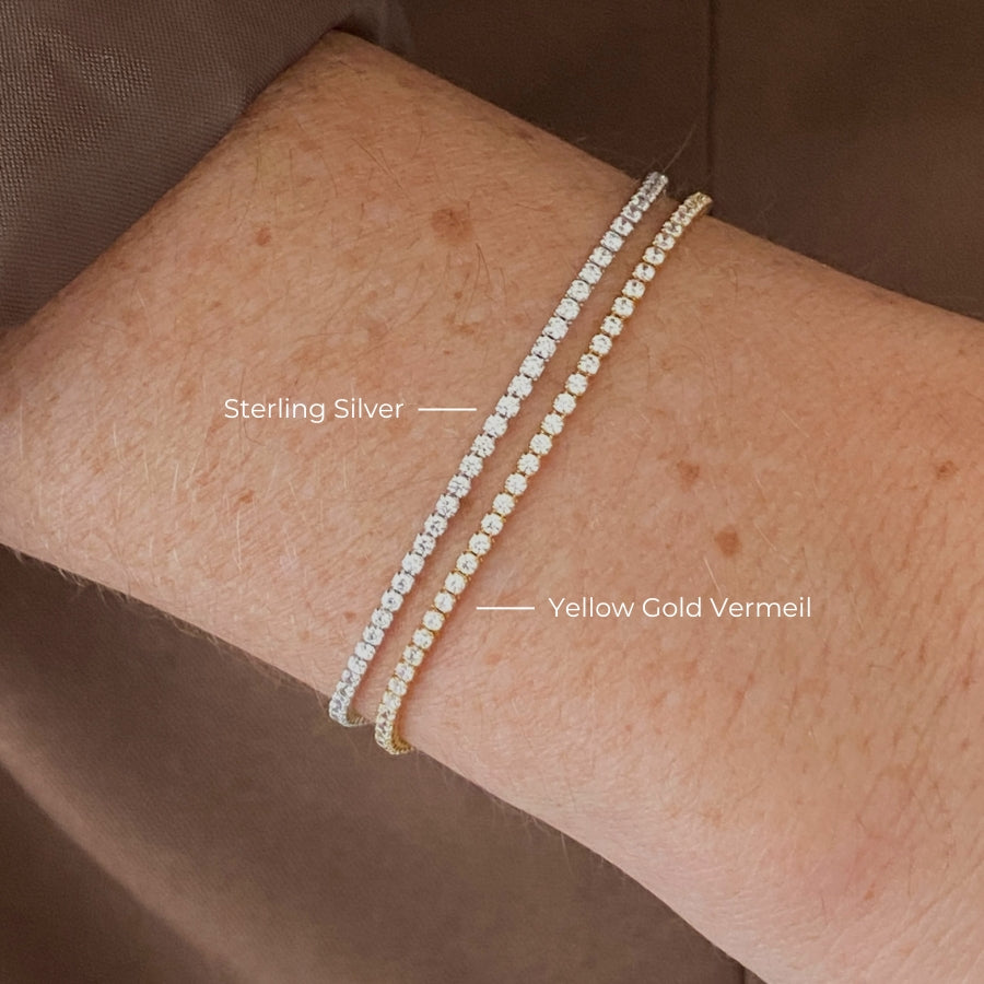 CLASSIC TENNIS BRACELET | SILVER