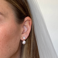 GISELLE PEARL EARRINGS | GOLD