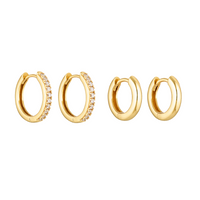 HANA & BARE EARRING BUNDLE | GOLD