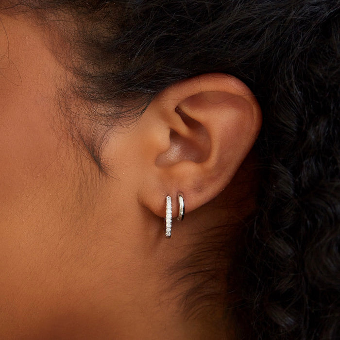 HANA & BARE EARRING BUNDLE | SILVER