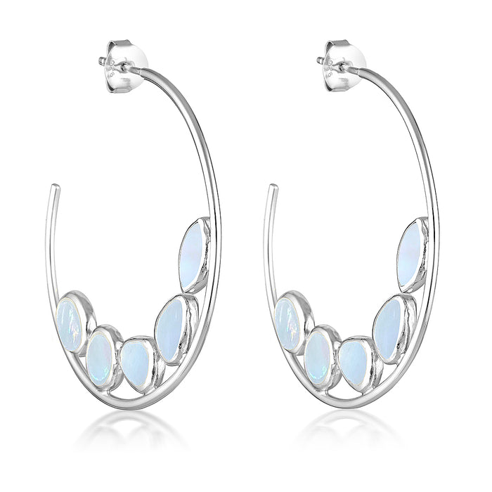 KAIA HOOPS | SILVER