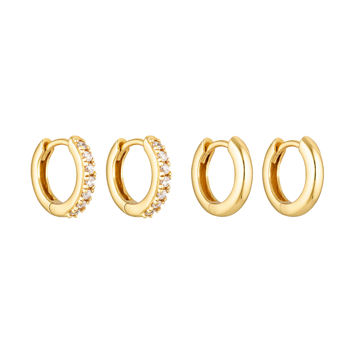 LINA & BARE EARRING BUNDLE | GOLD