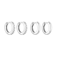 LINA & BARE EARRING BUNDLE | SILVER