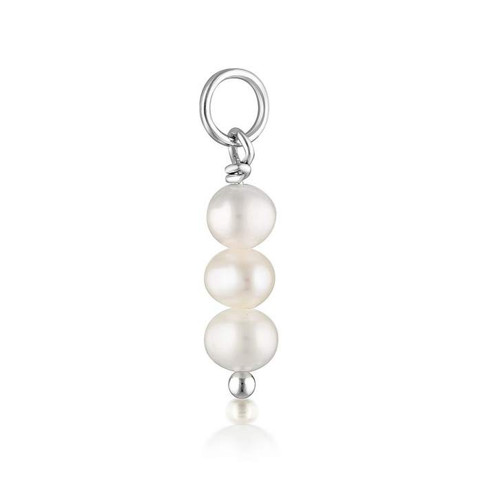 SANIA PEARL CHARM | SILVER
