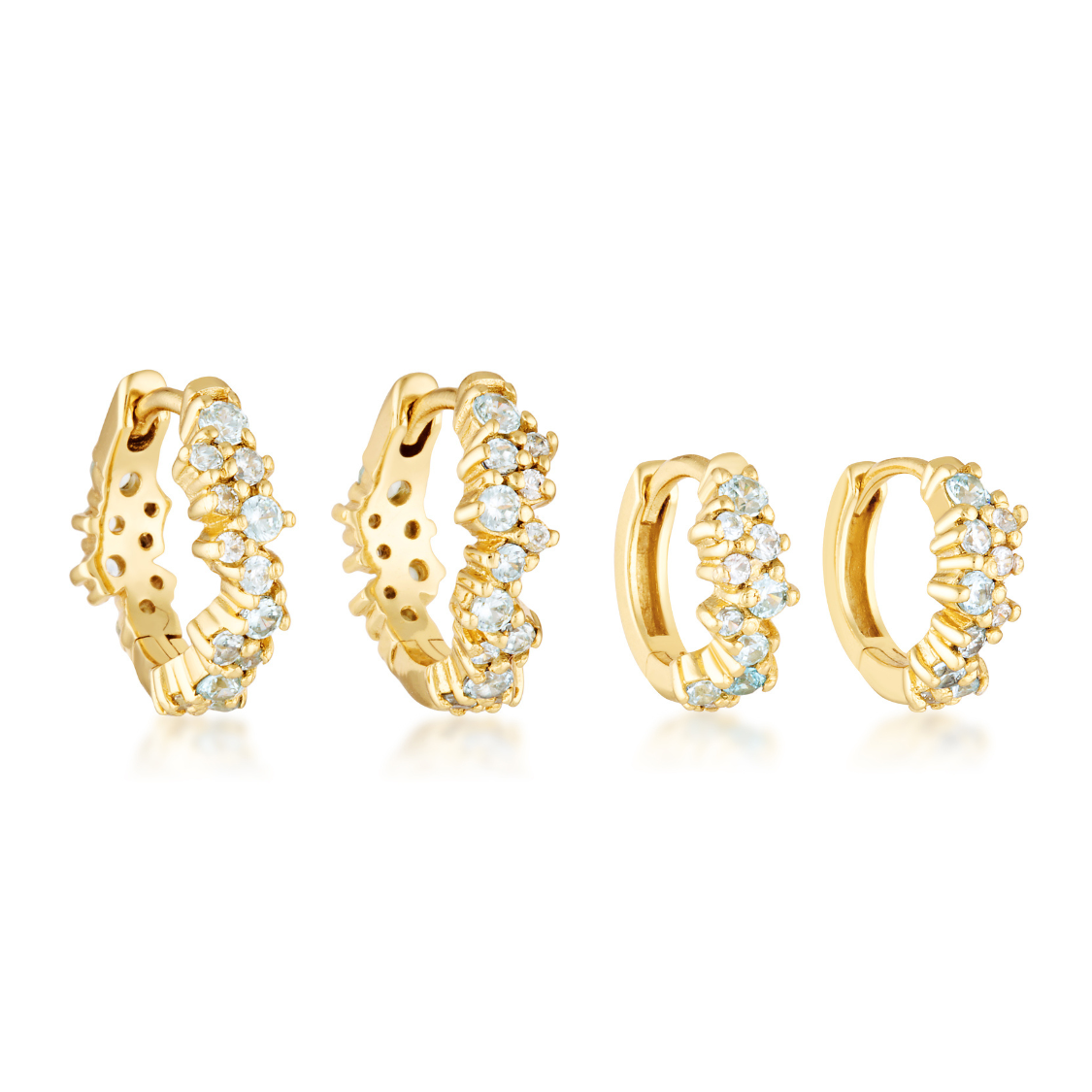 SOMETHING BLUE COVEY EARRING BUNDLE | GOLD