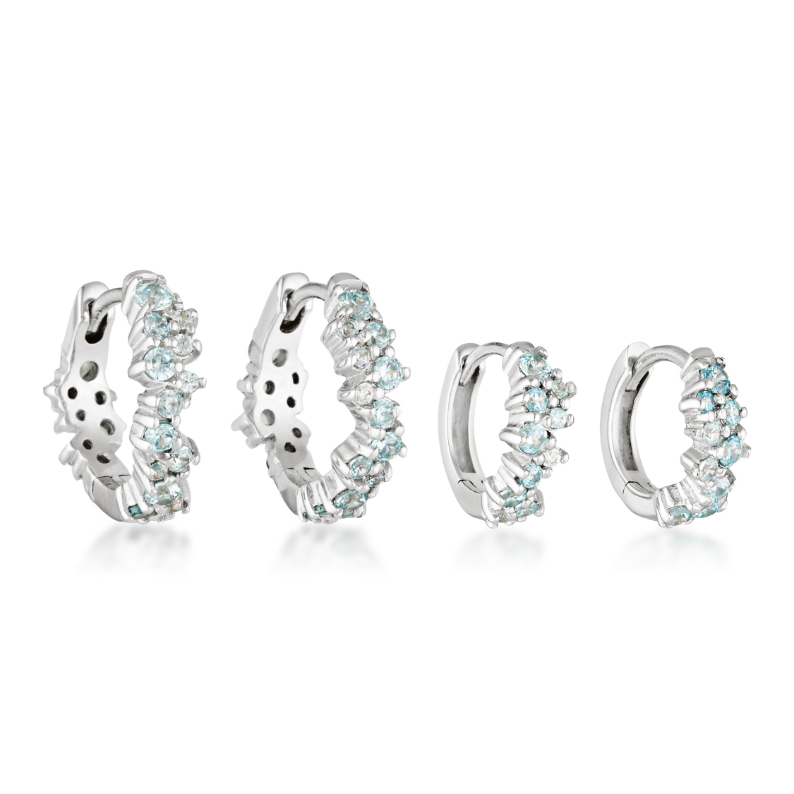 SOMETHING BLUE COVEY EARRING BUNDLE | SILVER