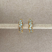SOMETHING BLUE COVEY HOOPS | GOLD