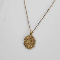 FREESTONE SUN NECKLACE | GOLD