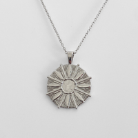 FREESTONE SUN NECKLACE | SILVER
