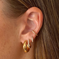 TULLY HOOPS 20MM | GOLD