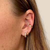 WILLA SPLIT EAR CUFF | GOLD
