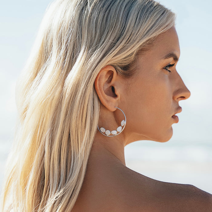 KAIA HOOPS | SILVER (6855555219522)