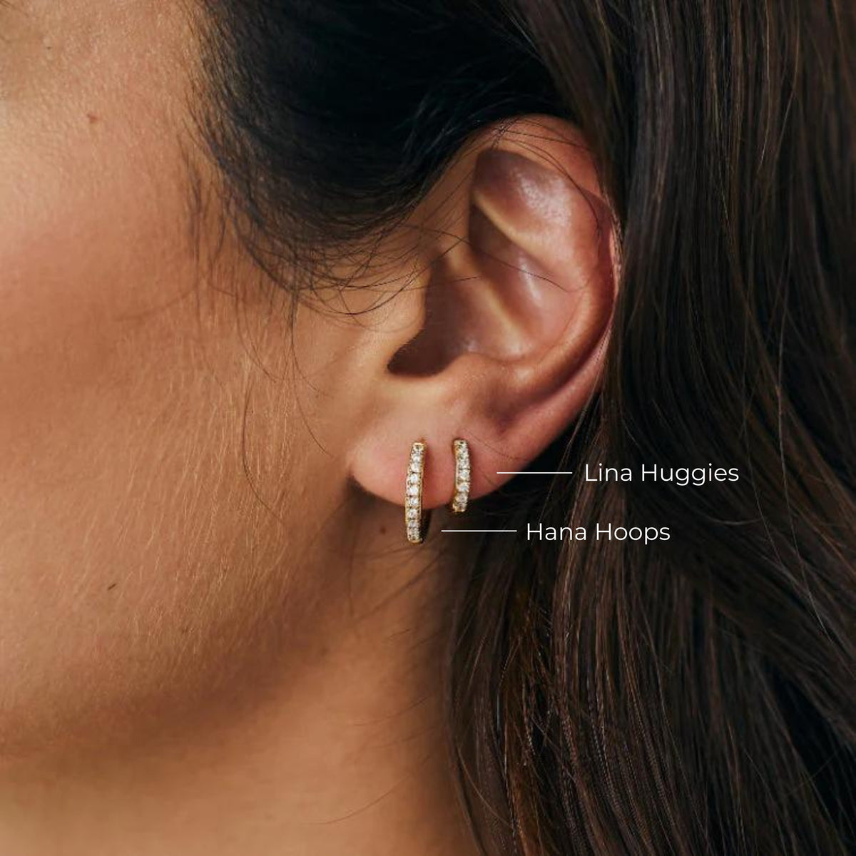 HANA HOOPS | GOLD (6605939933250)