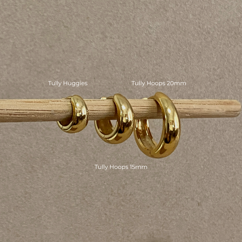 TULLY HOOPS 15MM | GOLD