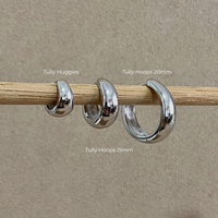 TULLY HOOPS 15MM | SILVER