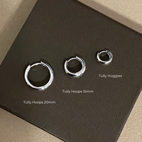 TULLY HOOPS 15MM | SILVER