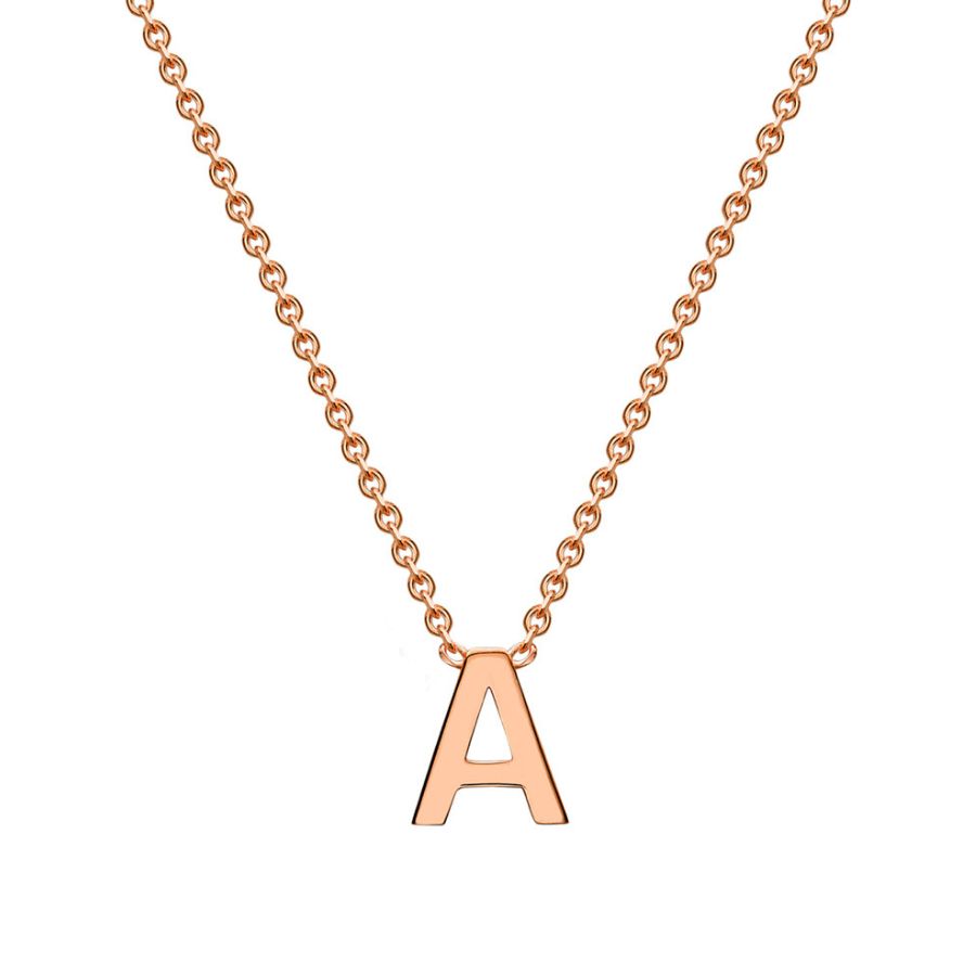 MULTIPLE PETITE INITIAL NECKLACE | SOLID GOLD