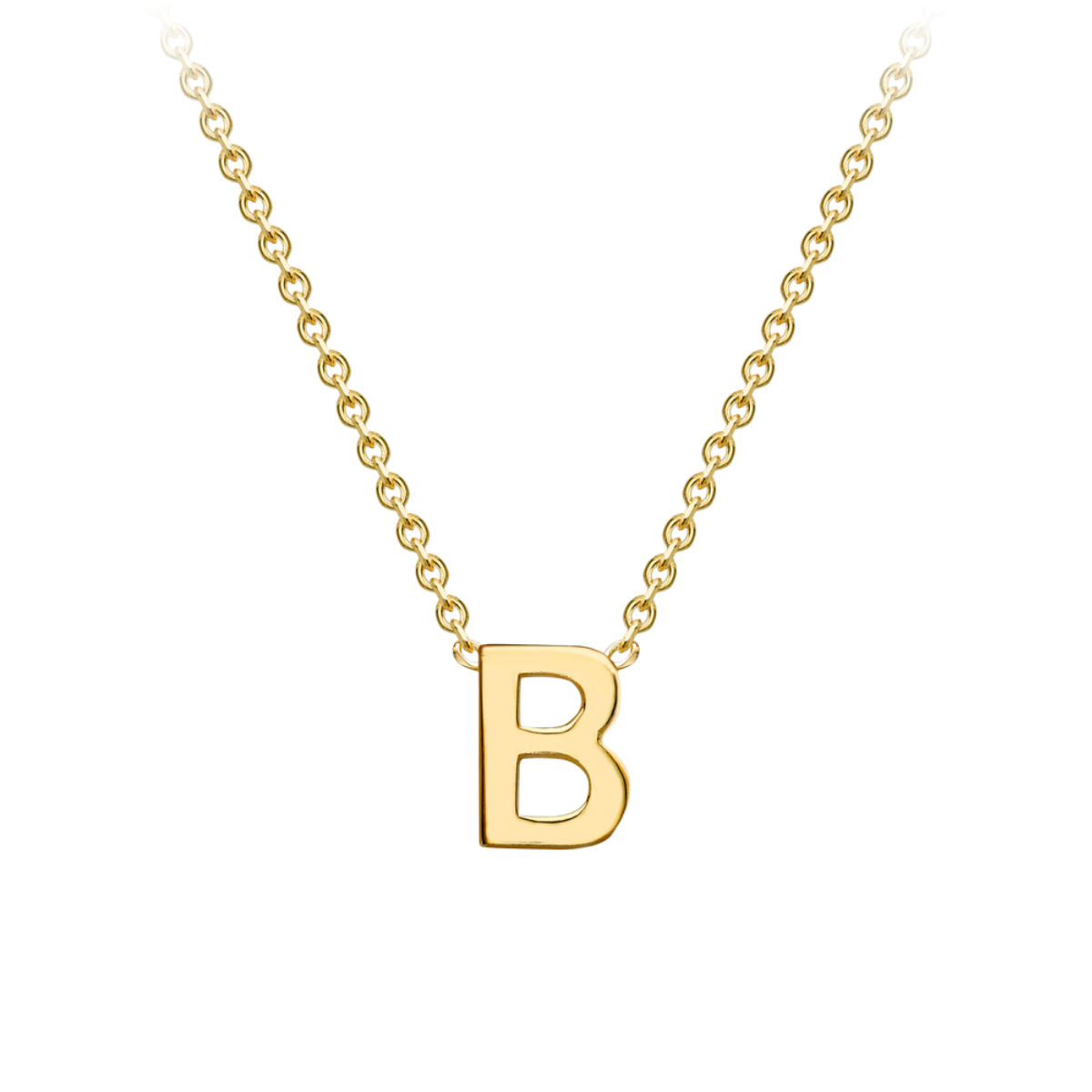 PETITE INITIAL NECKLACE | 9K SOLID GOLD