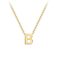PETITE INITIAL NECKLACE | 9K SOLID GOLD