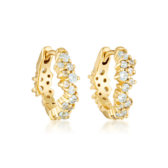 SOMETHING BLUE COVEY HOOPS | GOLD