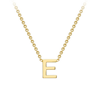 PETITE INITIAL NECKLACE | 9K SOLID GOLD
