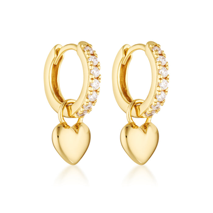 PARIS HEART HUGGIES | GOLD
