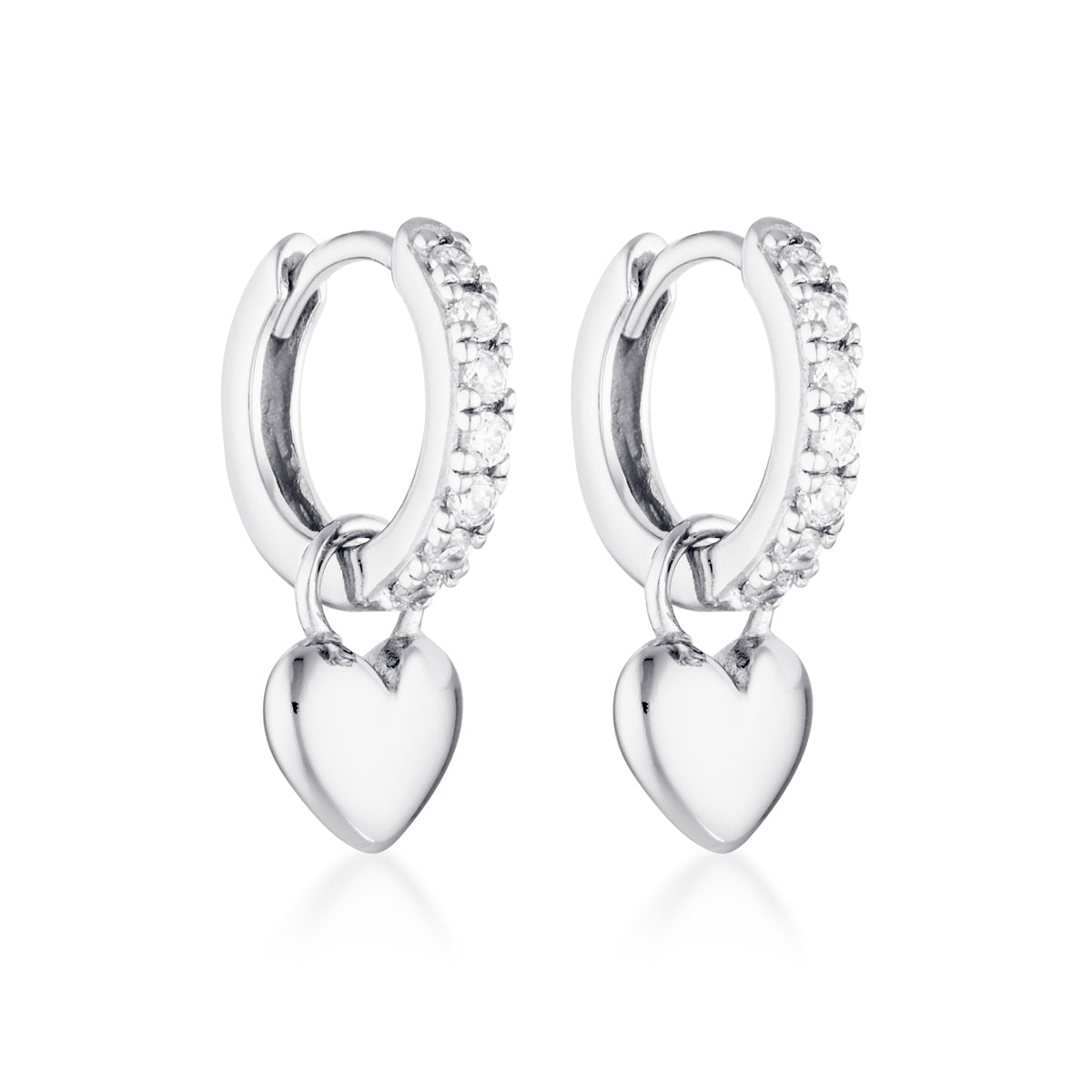 PARIS HEART HUGGIES | SILVER