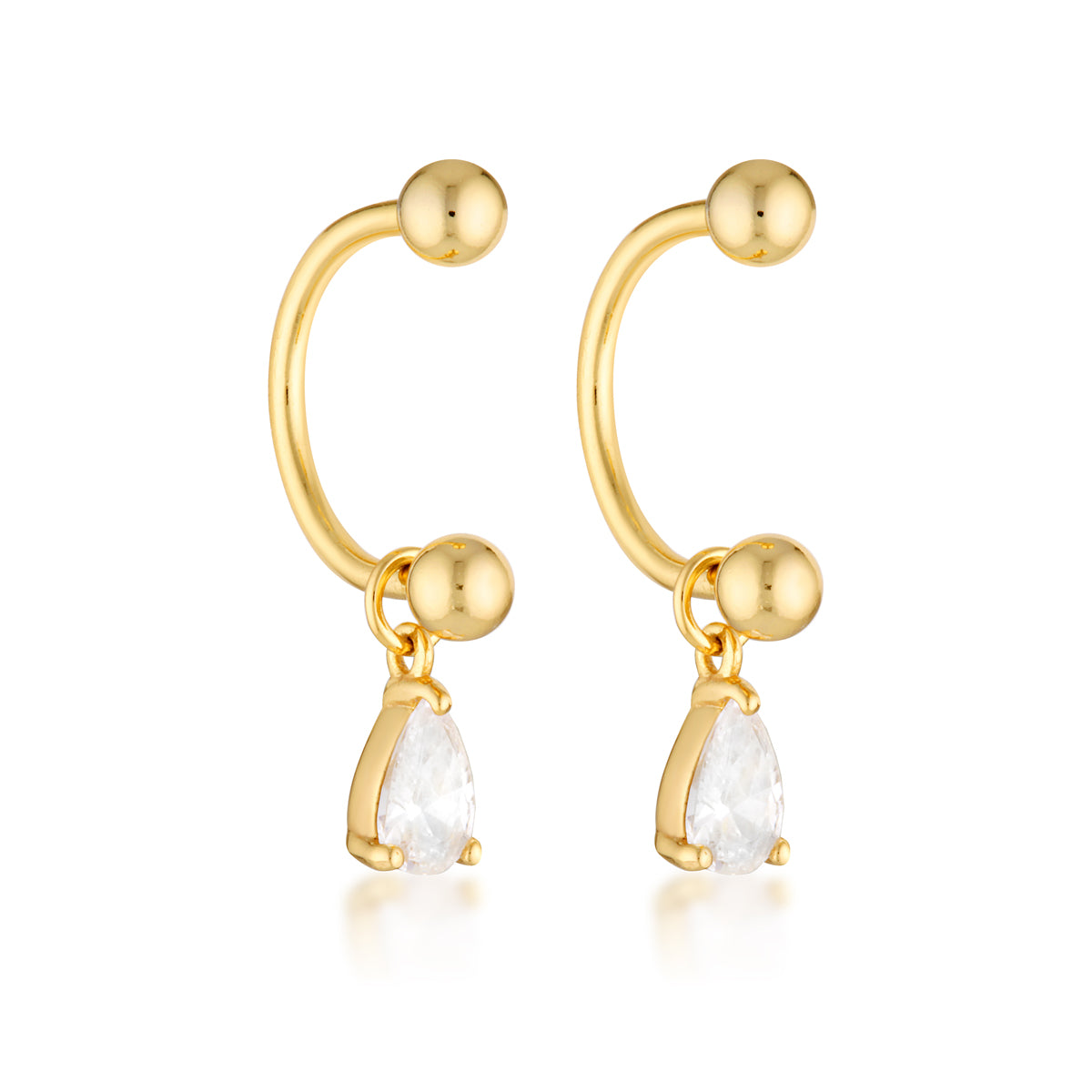 Thea U Hoops - Gold